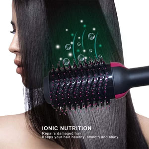 One Step Hot Air Brush – Hair Dryer & Volumizer (3-in-1 Styling Tool)