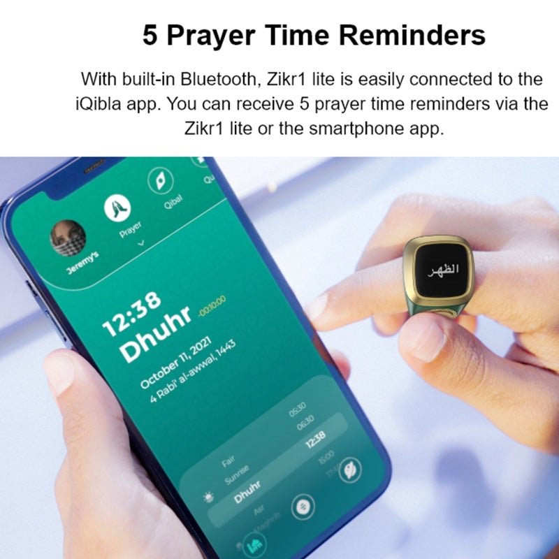 Zikr Ring – Smart Dhikr at Your Fingertips 🤲