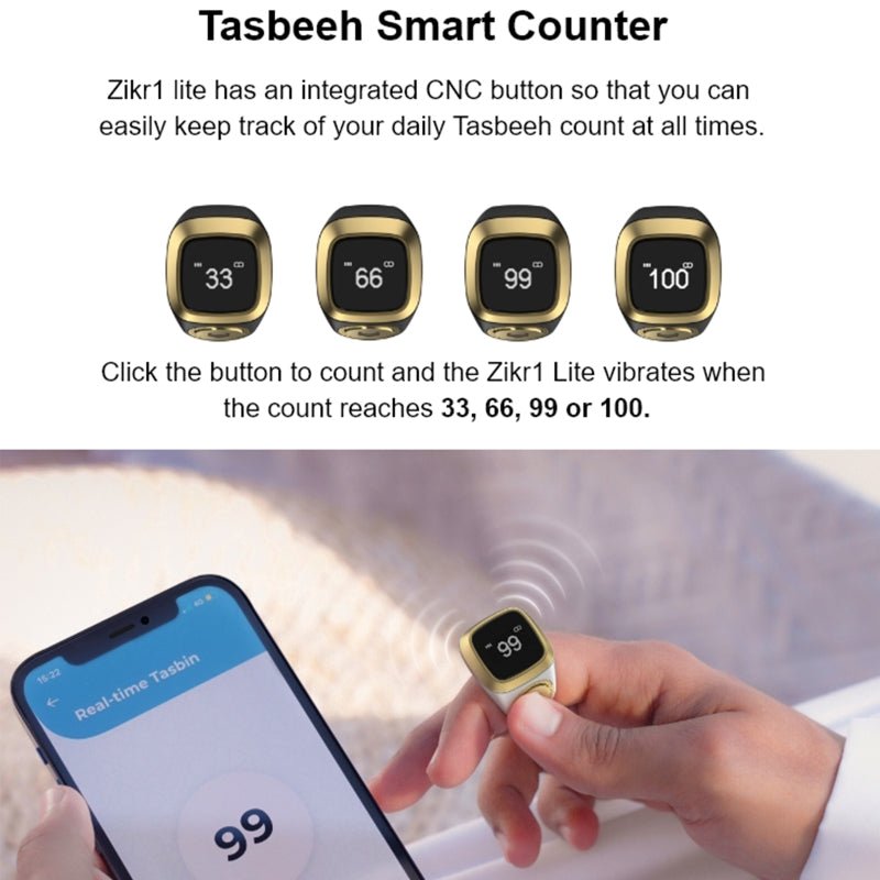 Zikr Ring – Smart Dhikr at Your Fingertips 🤲
